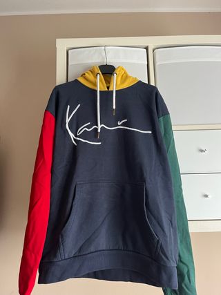 Felpa Karl Kani color block