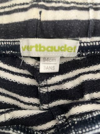 Shorts infantiles a rayas