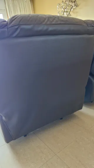 Butacas de piel marrones en LLEIDA