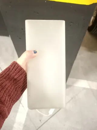 2 Lámparas Mesa Vidrio