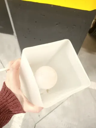 2 Lámparas Mesa Vidrio