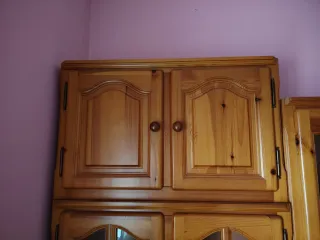 Mueble de madera de pino 9 piezas