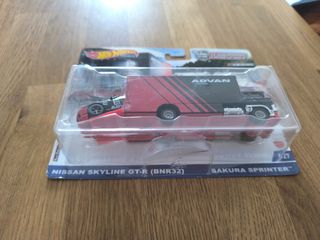 Hot Wheels Team Transport Advan Nissan Skyline