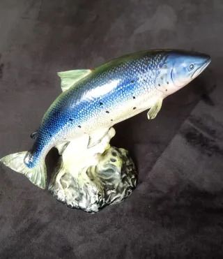 Beswick Salmón Atlántico Porcelana