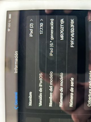 iPad 6.ª Gen 9.7 Plata (Compatible Apple Pencil)