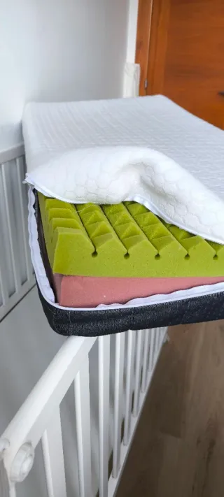 Cuna bebé madera diseño conejo