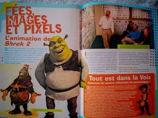 REVISTA FRANCESA SHREK 2 INCLUYE POSTER