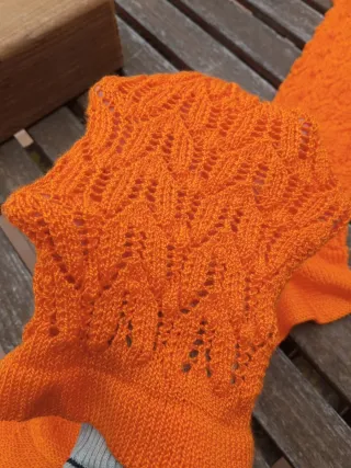 Medias huertano hombre naranja