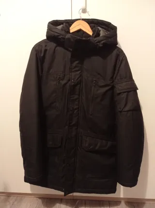 Chaqueta Parka Jack & Jones Negra Talla M