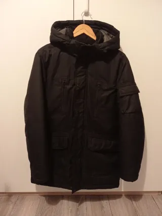 Chaqueta Parka Jack & Jones Negra Talla M
