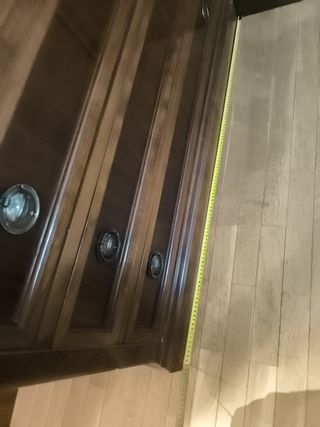 Armario ropero esquinero L De LUJO Antiguo LuisXIV