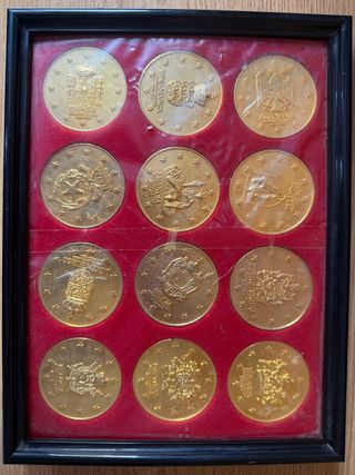 Colección 12 Medallas CEE Conmemorativas