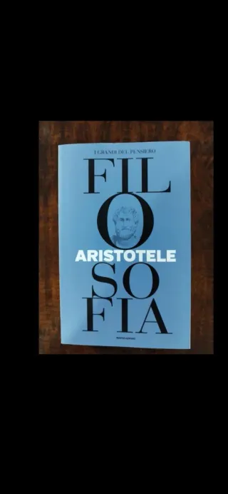 Libro filosofia aristotele