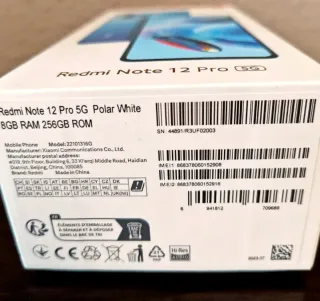 Xiaomi Redmi Note 12 Pro 5G Blanco