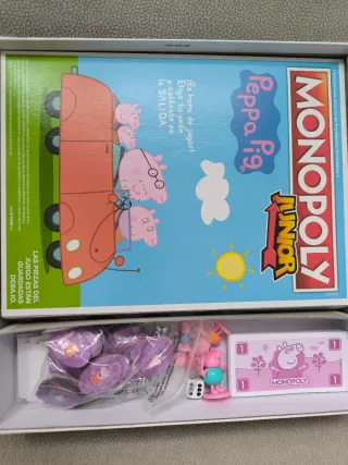 Monopoly Junior Peppa Pig Juego Hasbro