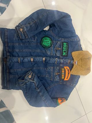 Chaqueta vaquera infantil Avengers Hulk