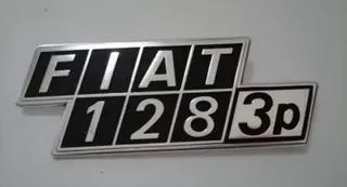 Anagrama insignia logo letras Fiat Seat 128 3p