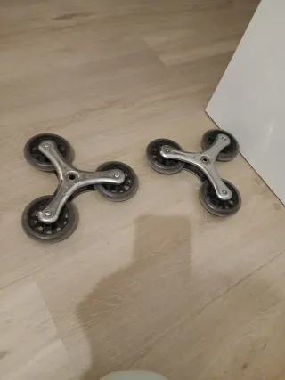 Ruedas para carrito de la compra y llevarlo facil.