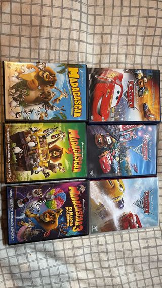 Pack 6 peliculas DVD Español