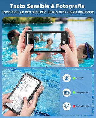 Beeasy Funda Impermeable Móvil IPX8, Buceo Profesi
