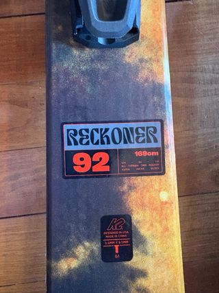 Esquís K2 Reckoner 169