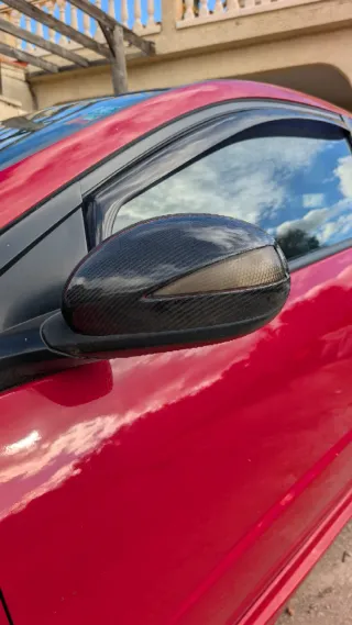 Tapas Espejos FN2 Fibra Carbono Real