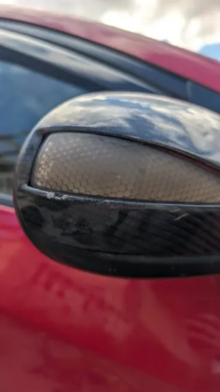 Tapas Espejos FN2 Fibra Carbono Real