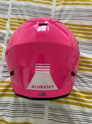 Casco Airoh Motocross Rosa