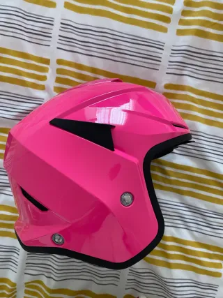 Casco Airoh Motocross Rosa