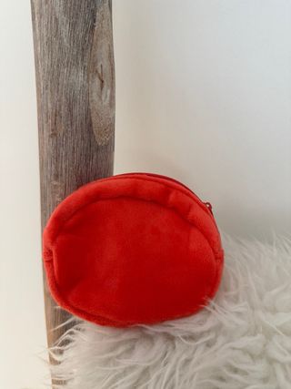 Monedero peluche tomate