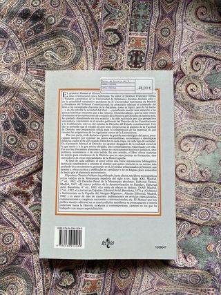 libro Manual de historia del derecho español