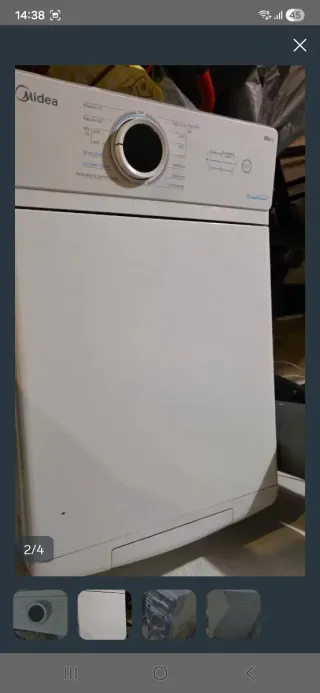 Lavadora de 8kg  con carga superior