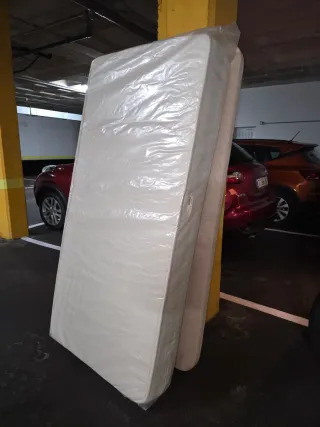 Somier individual + colchón Velfont