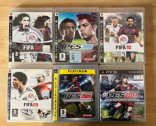 Lote Juegos PS3 FIFA y PES