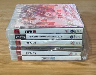 Lote Juegos PS3 FIFA y PES