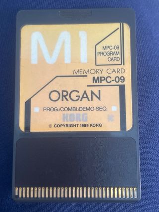 Tarjeta Memoria Korg M1 MPC-09 Organ