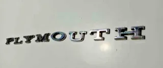 Letras anagrama Plymouth Barracuda