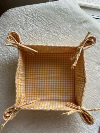 Cestino portapane cotone giallo PASHA