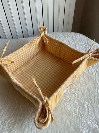 Cestino portapane cotone giallo PASHA