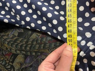 Traje Flamenca Lunares Rojo y Azul