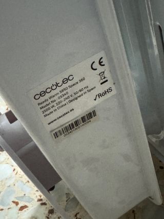 Radiador Cecotec 05340