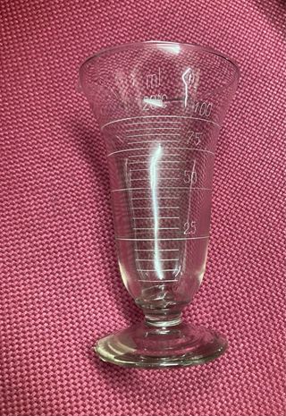 Copa de laboratorio antigua