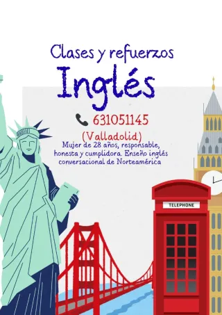 Clases particulares de inglés Americano y Refuerzo