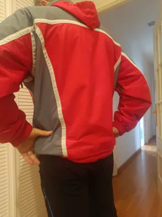 Chaqueta esquí Descente Roja y Gris Talla M