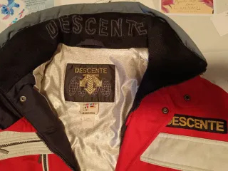 Chaqueta esquí Descente Roja y Gris Talla M