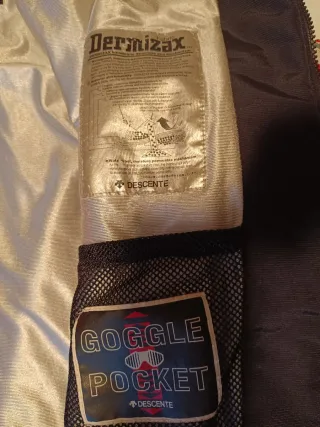 Chaqueta esquí Descente Roja y Gris Talla M