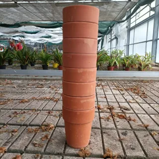 Set 2 Vasi Terracotta Diametro 12cm