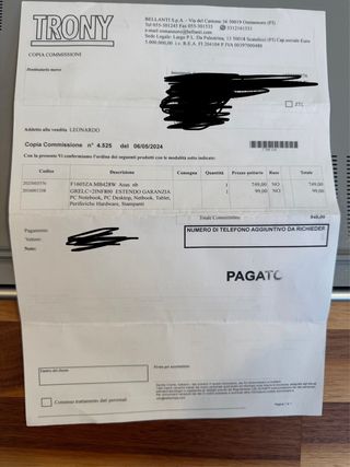 ASUS Vivobook i7 16GB 512SSD + garanzia