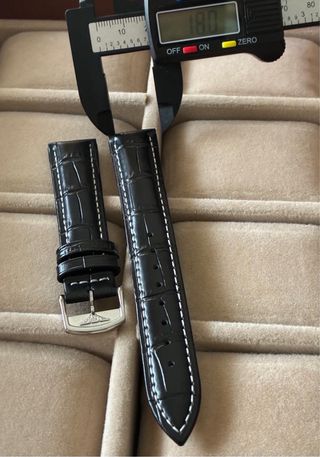 Correa de piel de becerro para reloj Longines 18mm