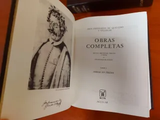 Quevedo Obras Completas Prosa y Verso Aguilar 1974